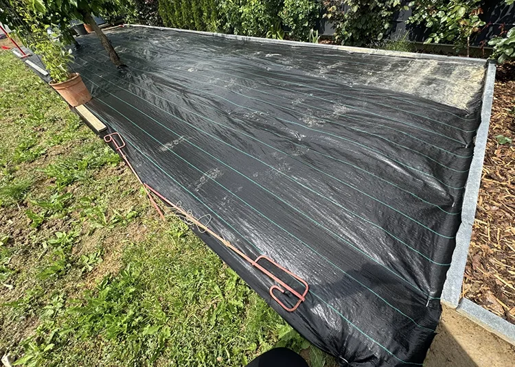 Black Biodegradable Weed Barrier Fabric